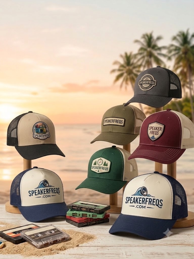 SpeakerFreqs trucker and snapback hats