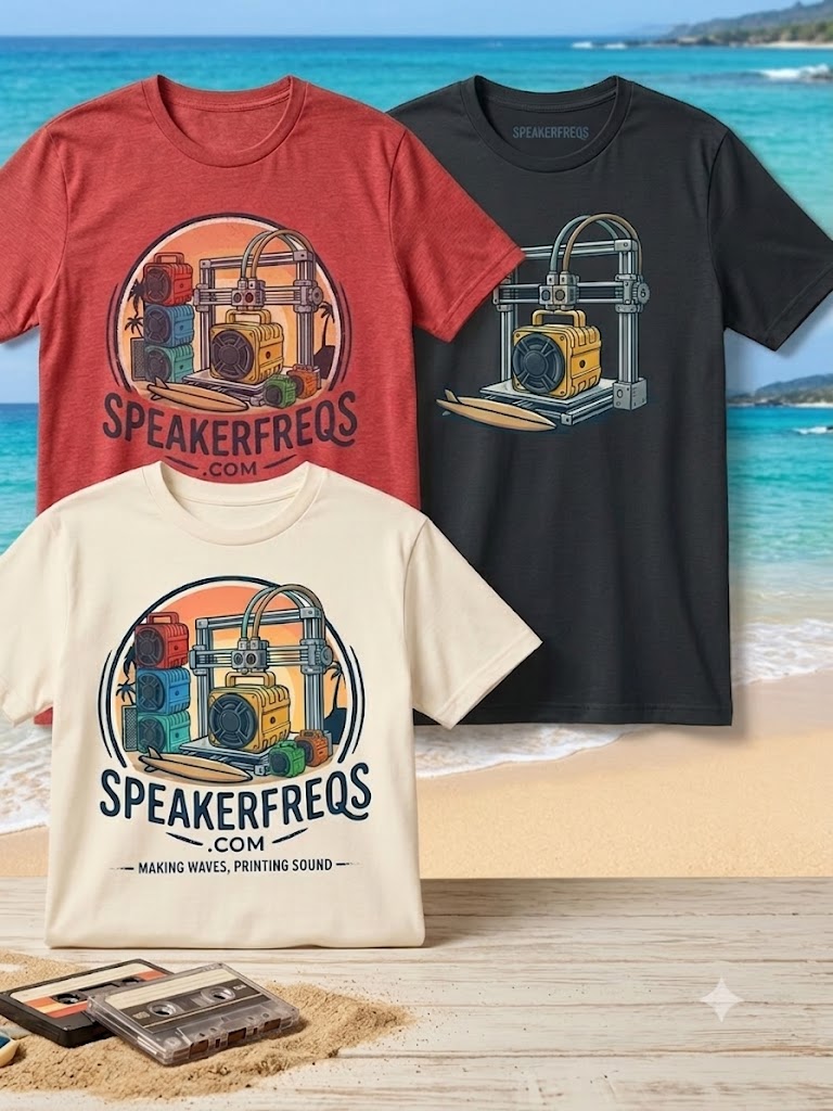 SpeakerFreqs graphic t-shirts